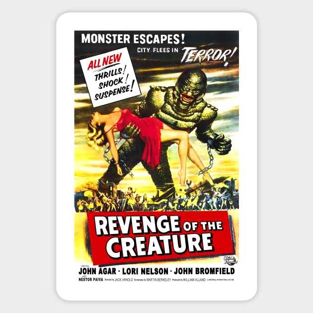 Revenge of the Creature Sticker by RockettGraph1cs